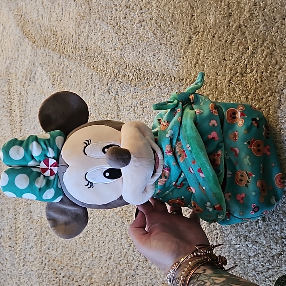 Rare Christmas Disney Minnie baby plush